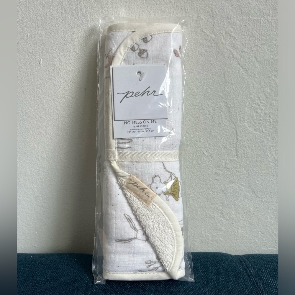 NWT Pehr Cotton Burp Cloth